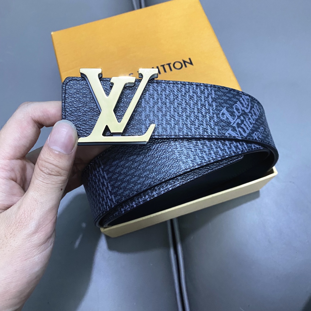 Louis Vuitton Fashion
 Belts Calfskin Canvas Cowhide Spring Collection