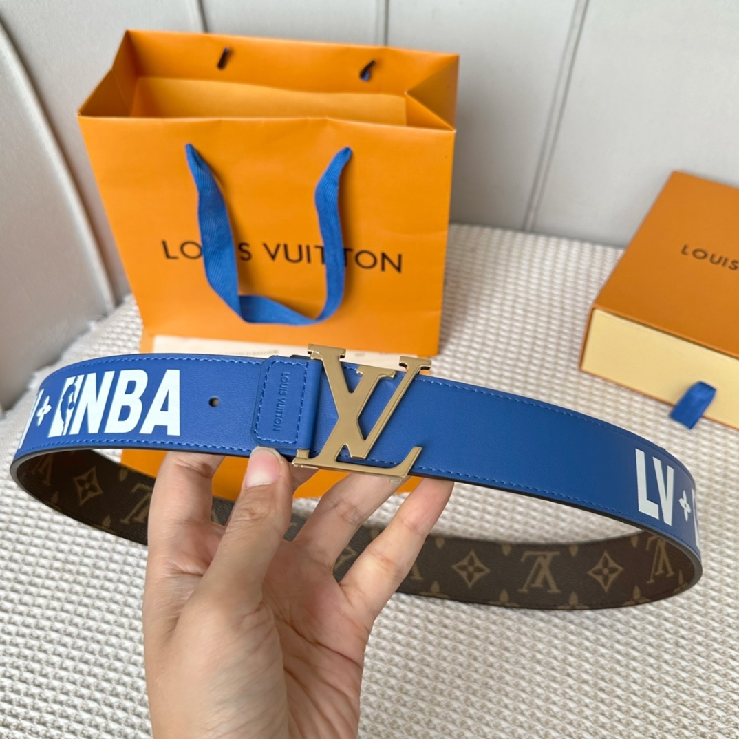 Louis Vuitton Perfect 
 Belts Gold Pink Canvas