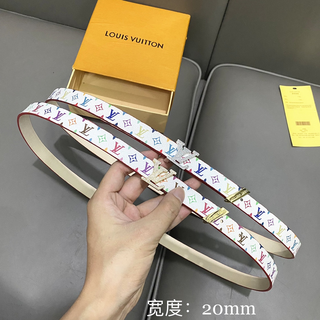 Louis Vuitton Belts Gold Women