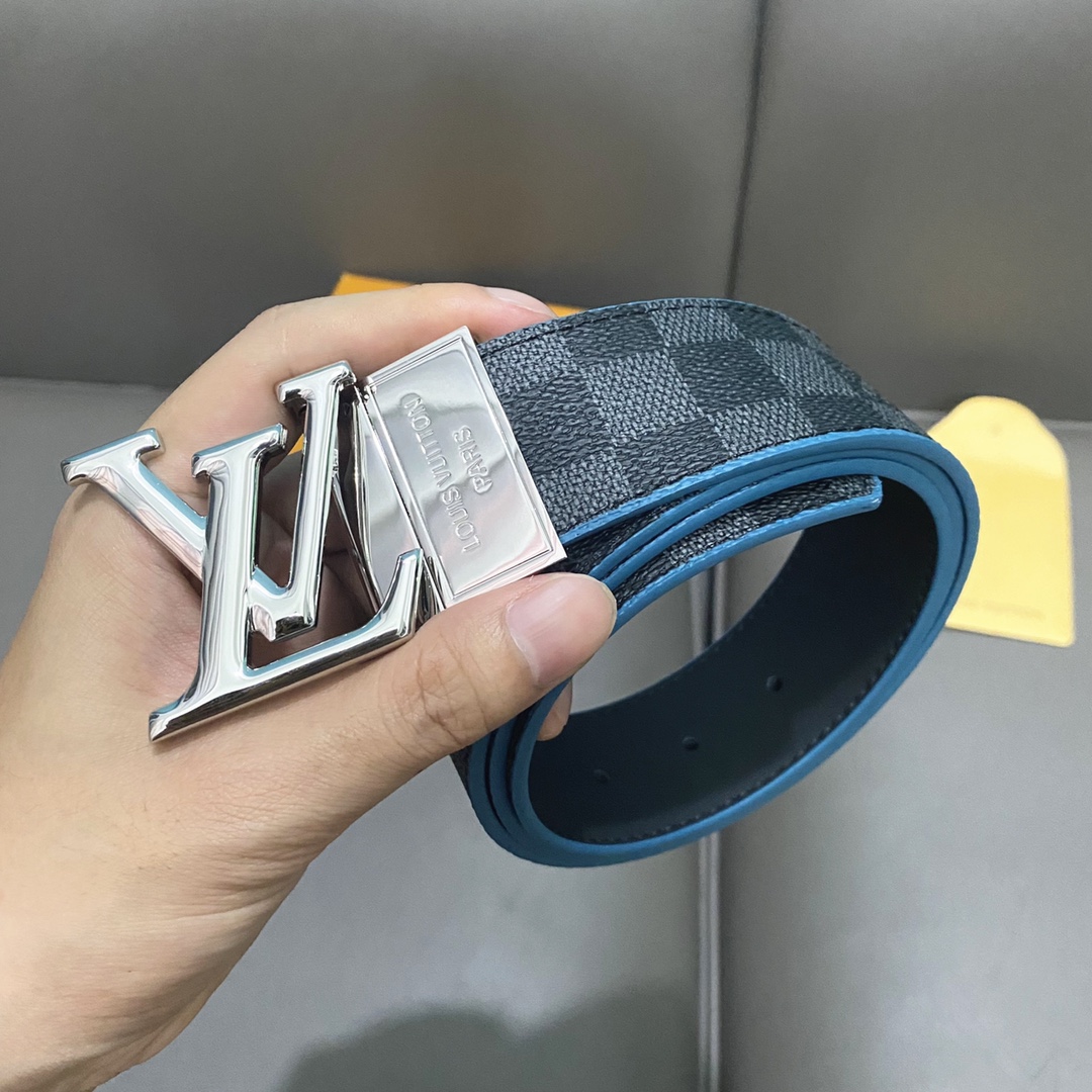 Louis Vuitton Belts Calfskin Cowhide PVC