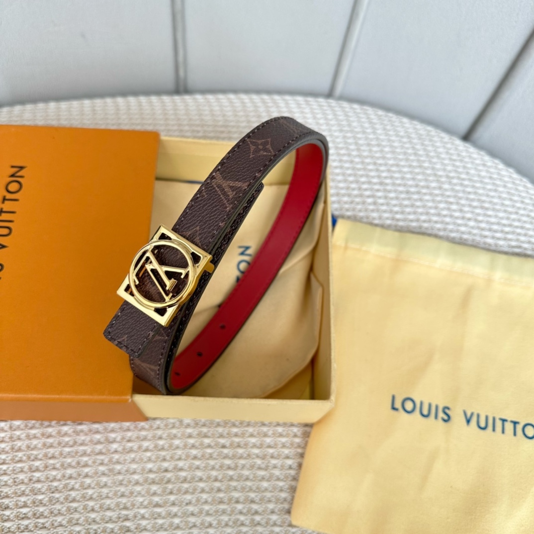 Louis Vuitton Belts Women Calfskin Cowhide