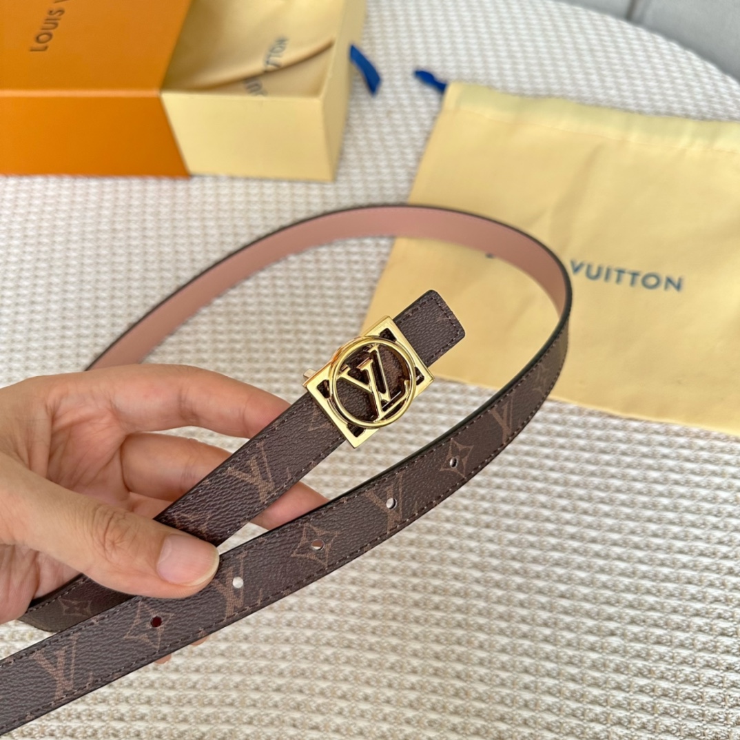 Louis Vuitton Belts Women Calfskin Cowhide