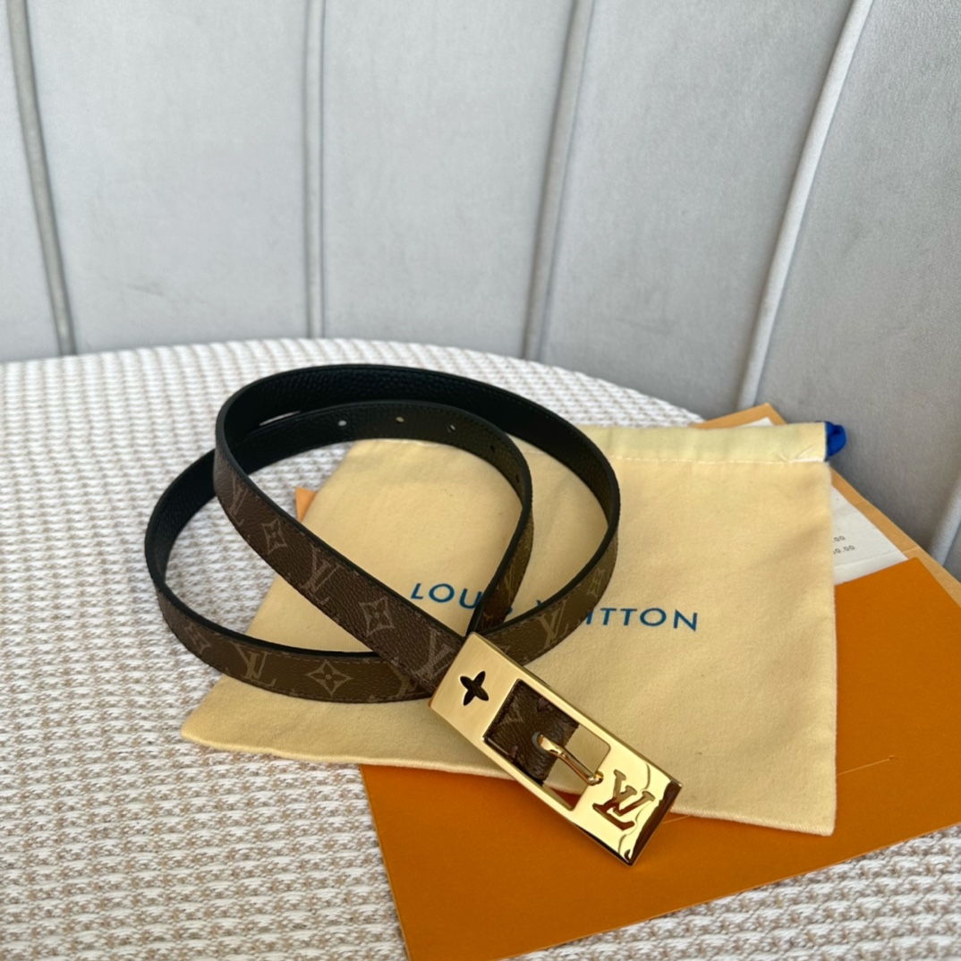 Louis Vuitton Belts Gold Women