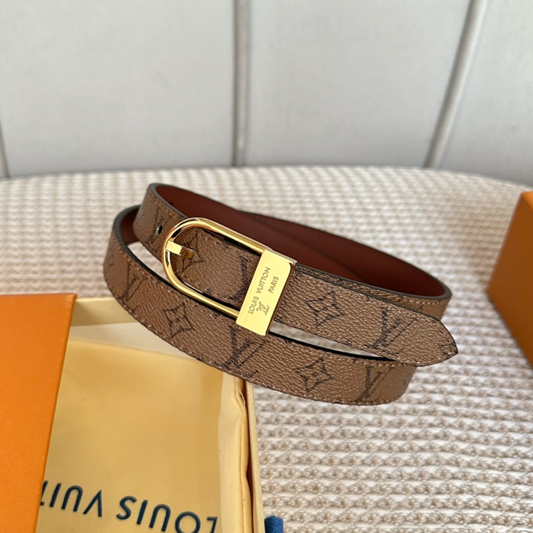 Louis Vuitton Belts Gold Women