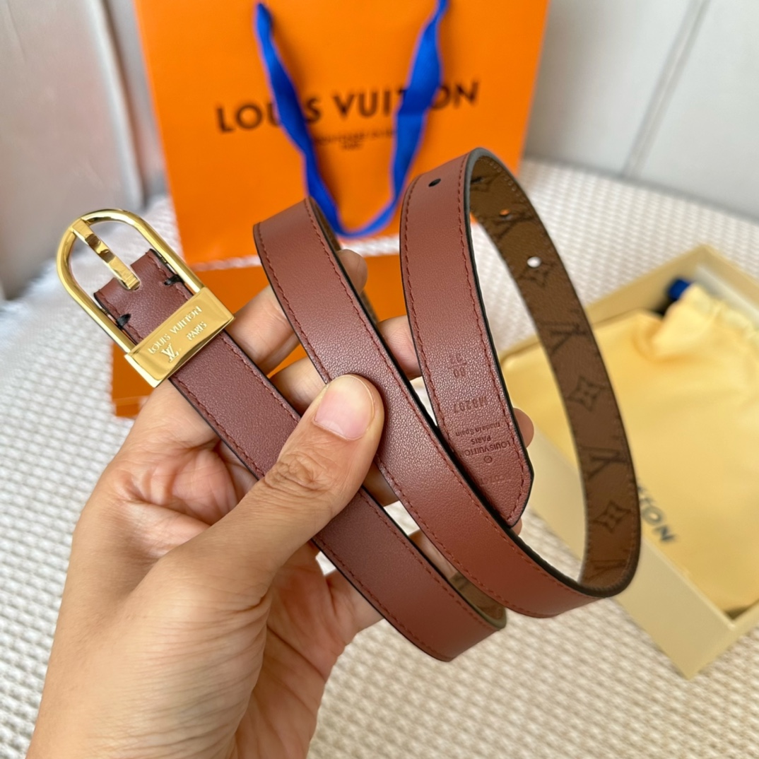 Louis Vuitton Belts Gold Women