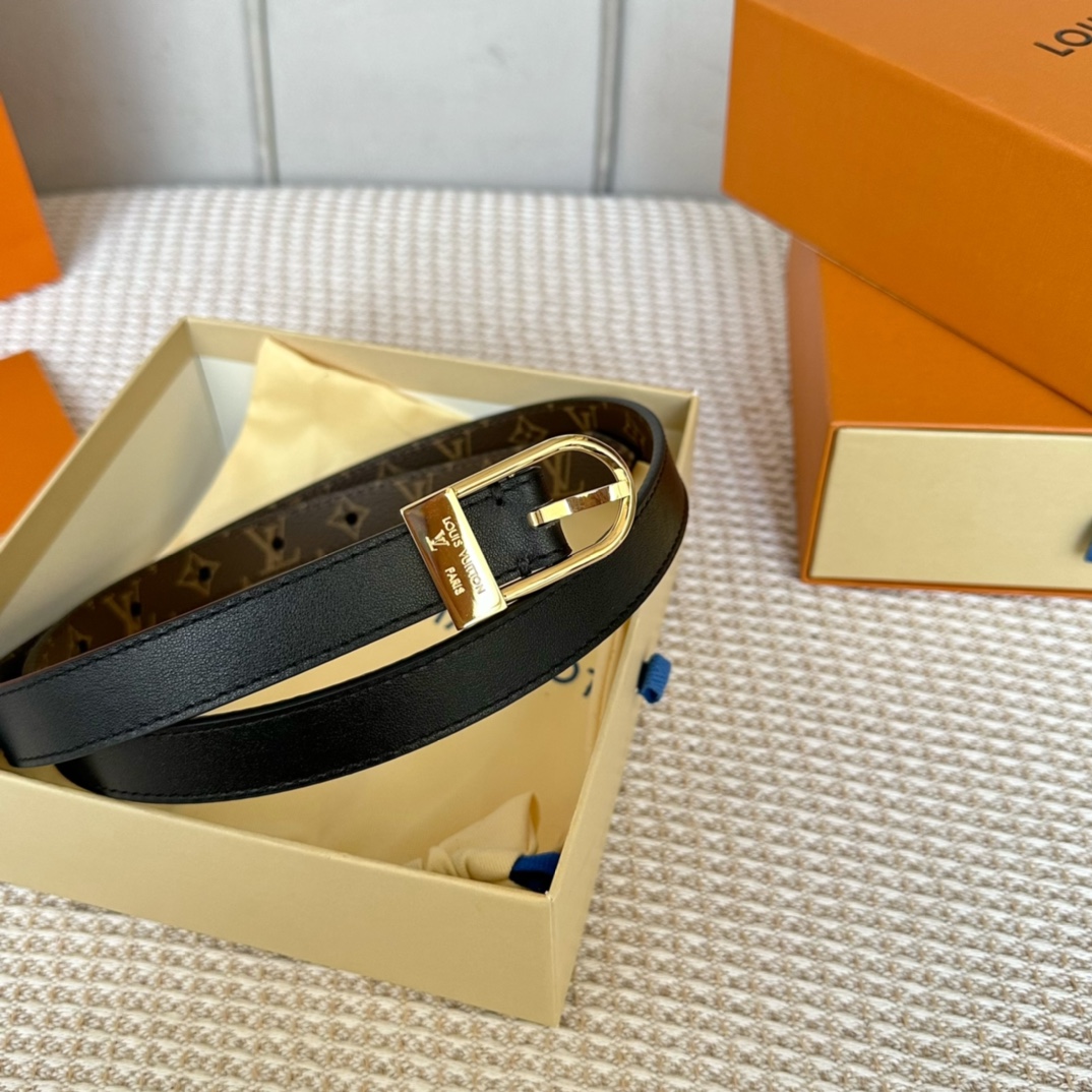 Louis Vuitton Belts Gold Women