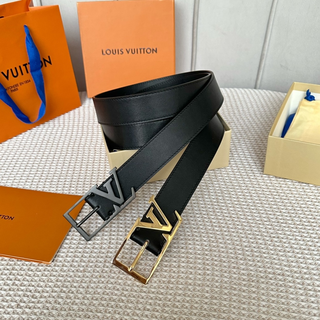 Louis Vuitton Replica
 Belts Men Calfskin Cowhide