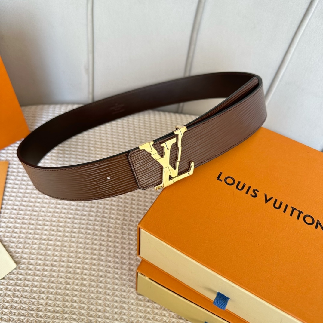 Louis Vuitton Belts Calfskin Cowhide