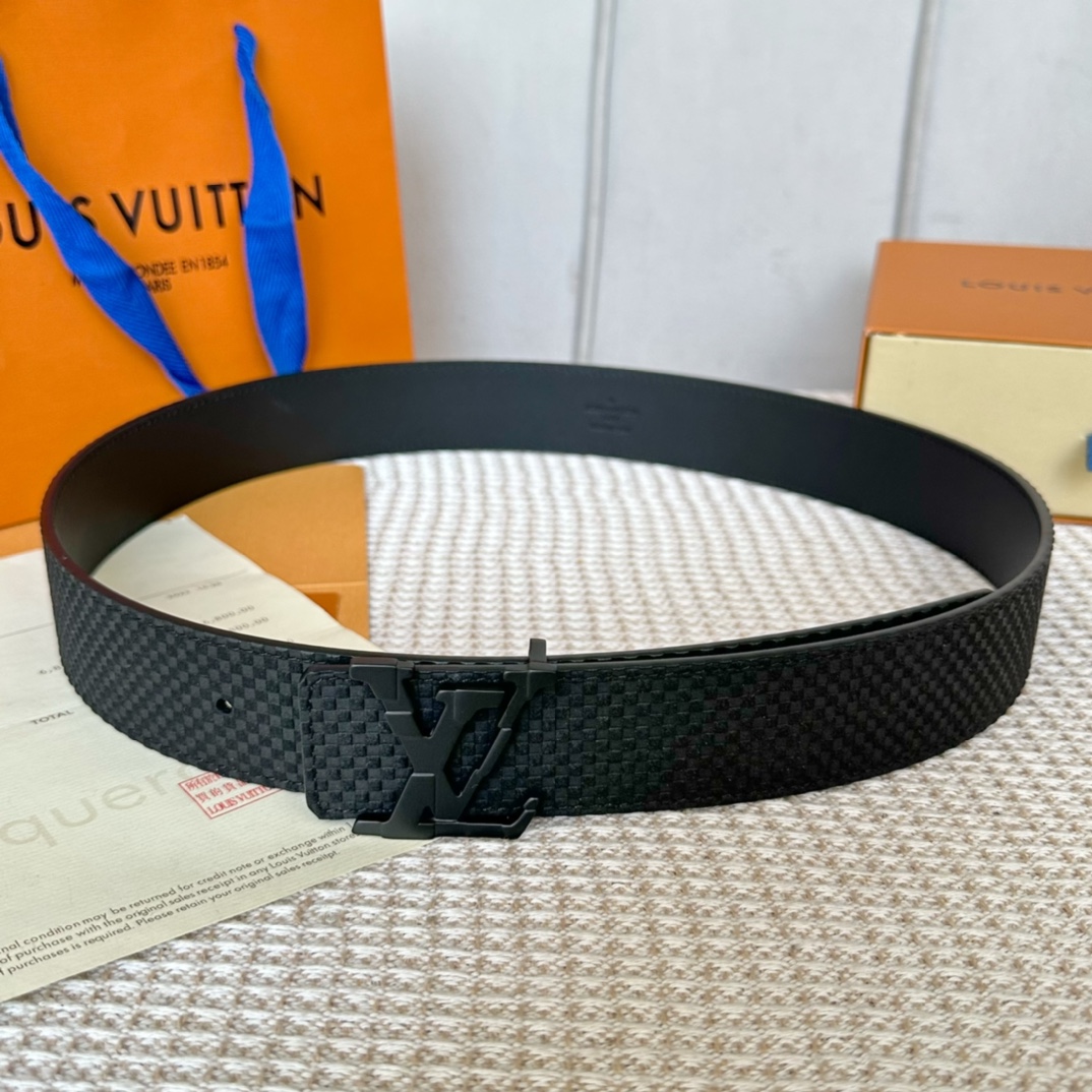 Louis Vuitton Belts Calfskin Cowhide