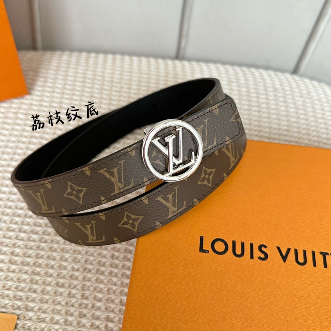 Louis Vuitton Belts Women Calfskin Cowhide