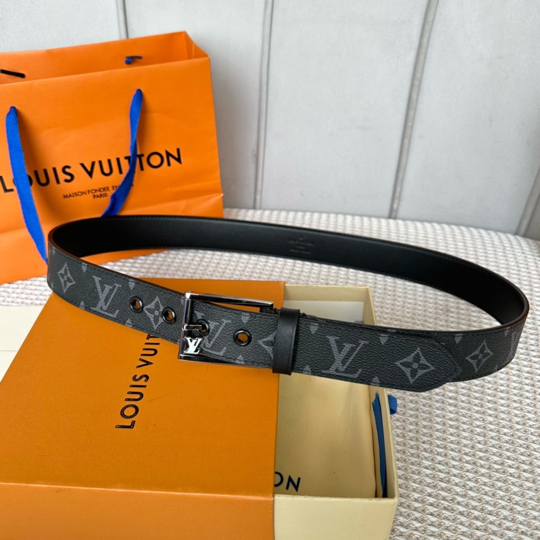 Louis Vuitton Online
 Belts Men Calfskin Cowhide