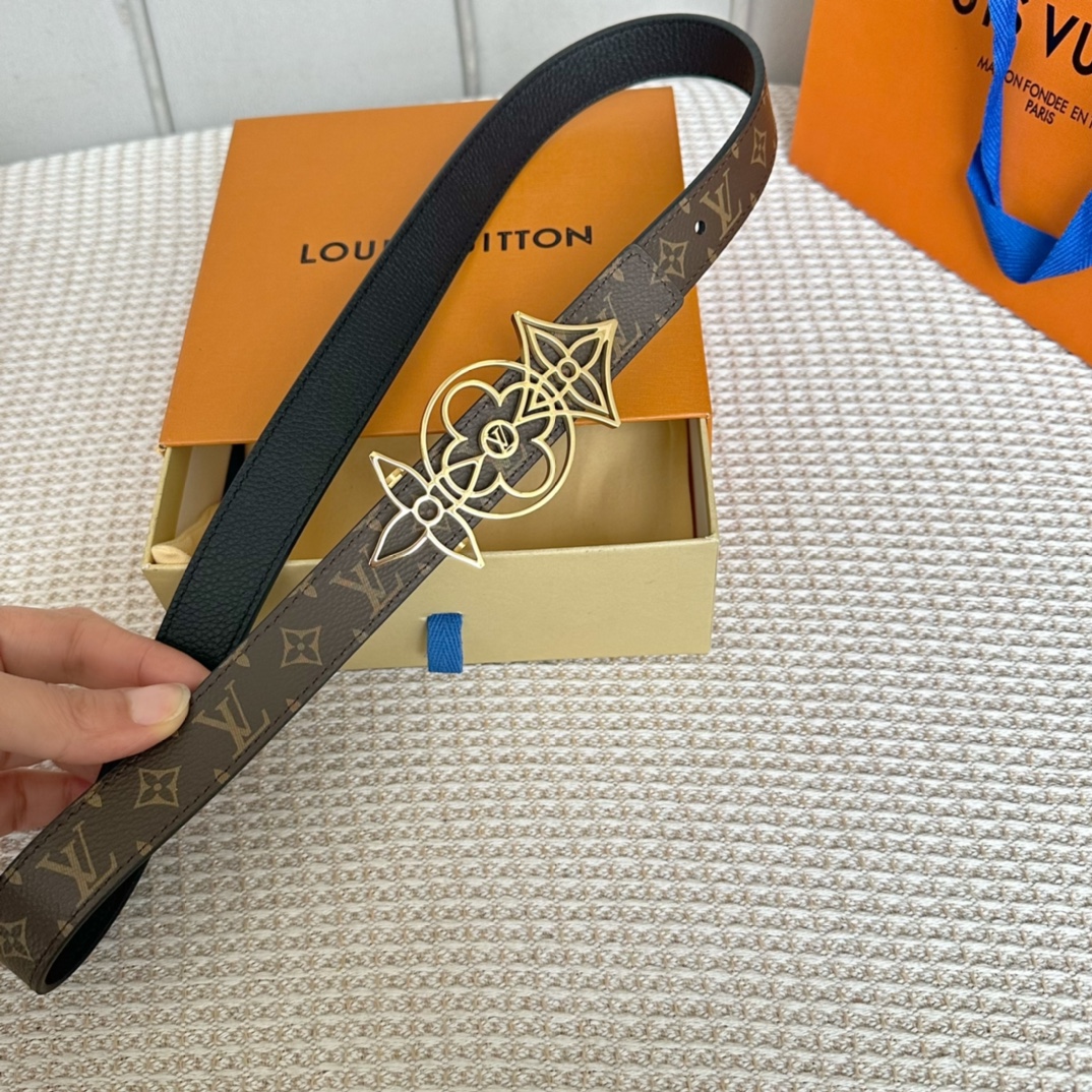 Louis Vuitton Top
 Belts Women Calfskin Cowhide