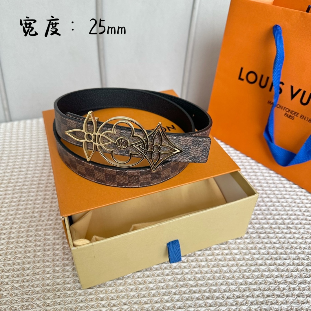 Replica Every Designer
 Louis Vuitton Belts Women Calfskin Cowhide