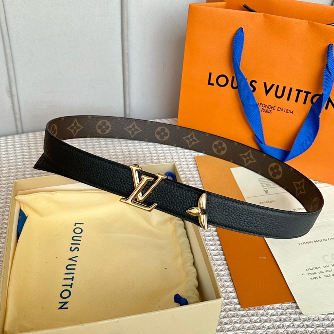 Louis Vuitton Belts Lychee Pattern Women Fall Collection