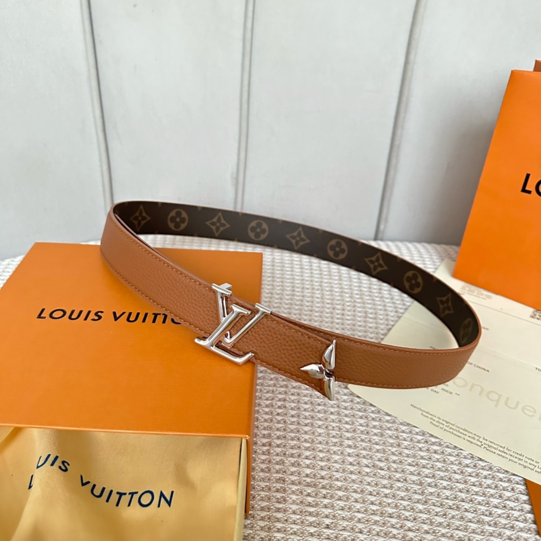 Louis Vuitton Belts Lychee Pattern Women Fall Collection