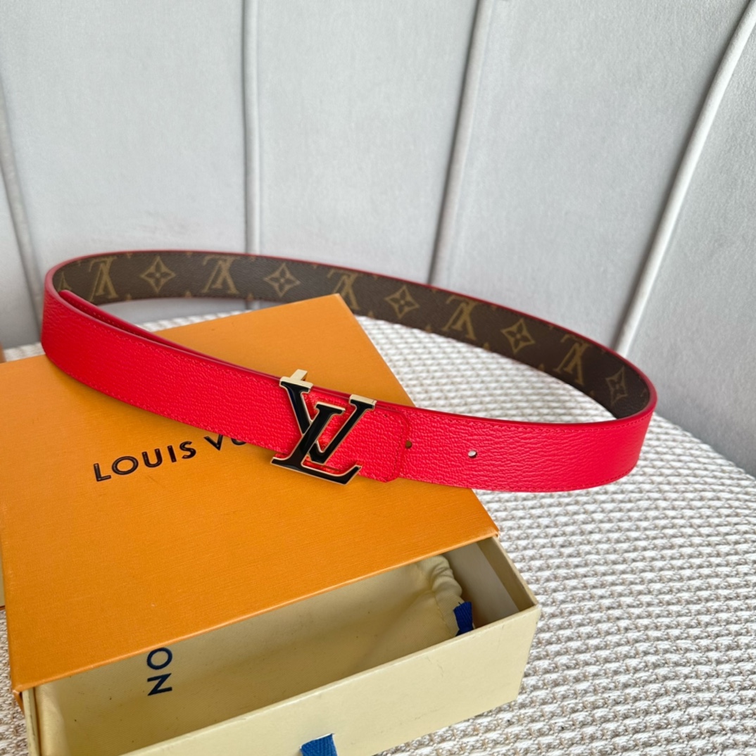 Replicas
 Louis Vuitton Belts Gold Women Canvas Cowhide