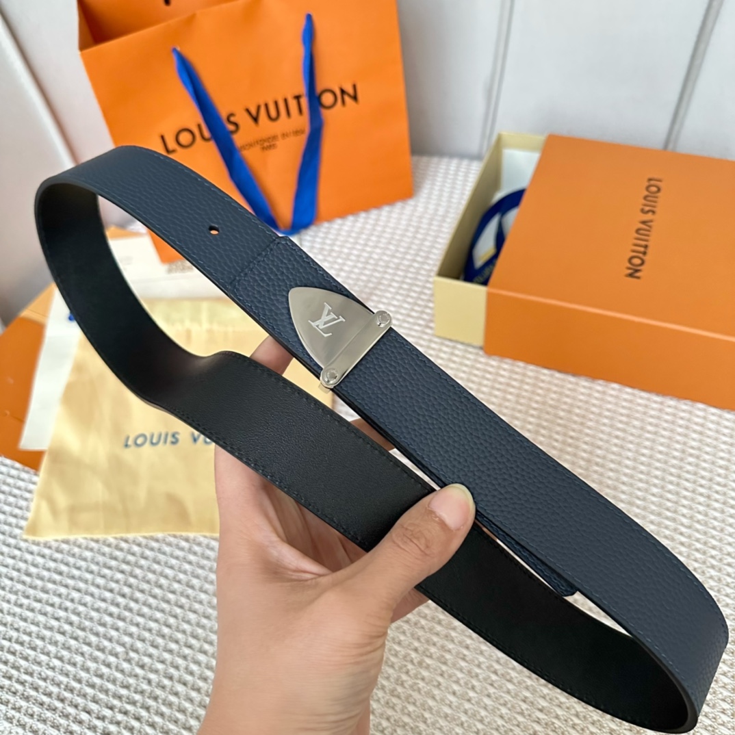 Louis Vuitton Belts Calfskin Cowhide