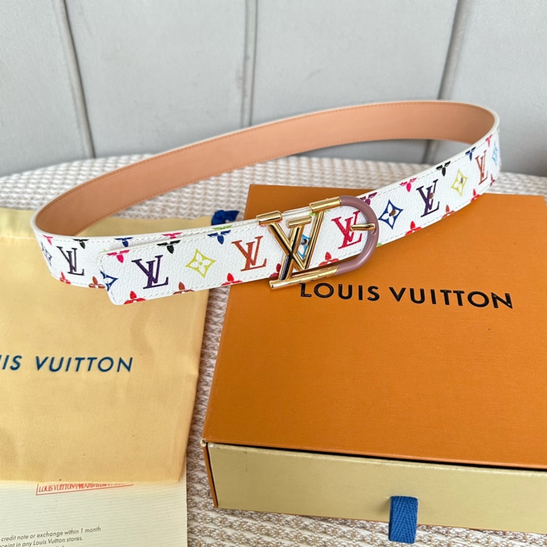 Louis Vuitton Belts Women Frosted