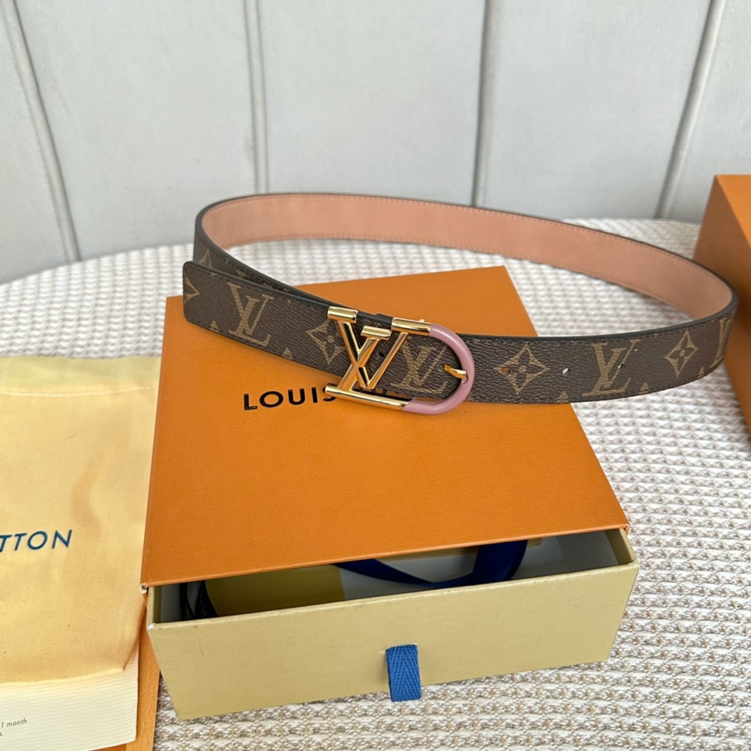 Louis Vuitton Belts Women Frosted