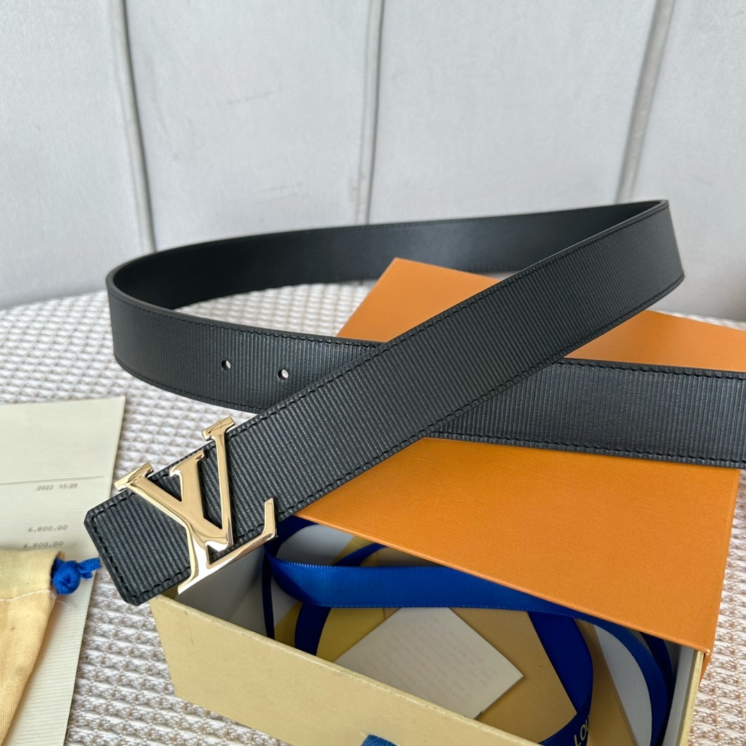 Louis Vuitton Belts Calfskin Cowhide