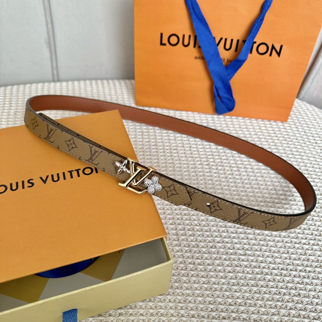 Louis Vuitton Belts Women Calfskin Cowhide