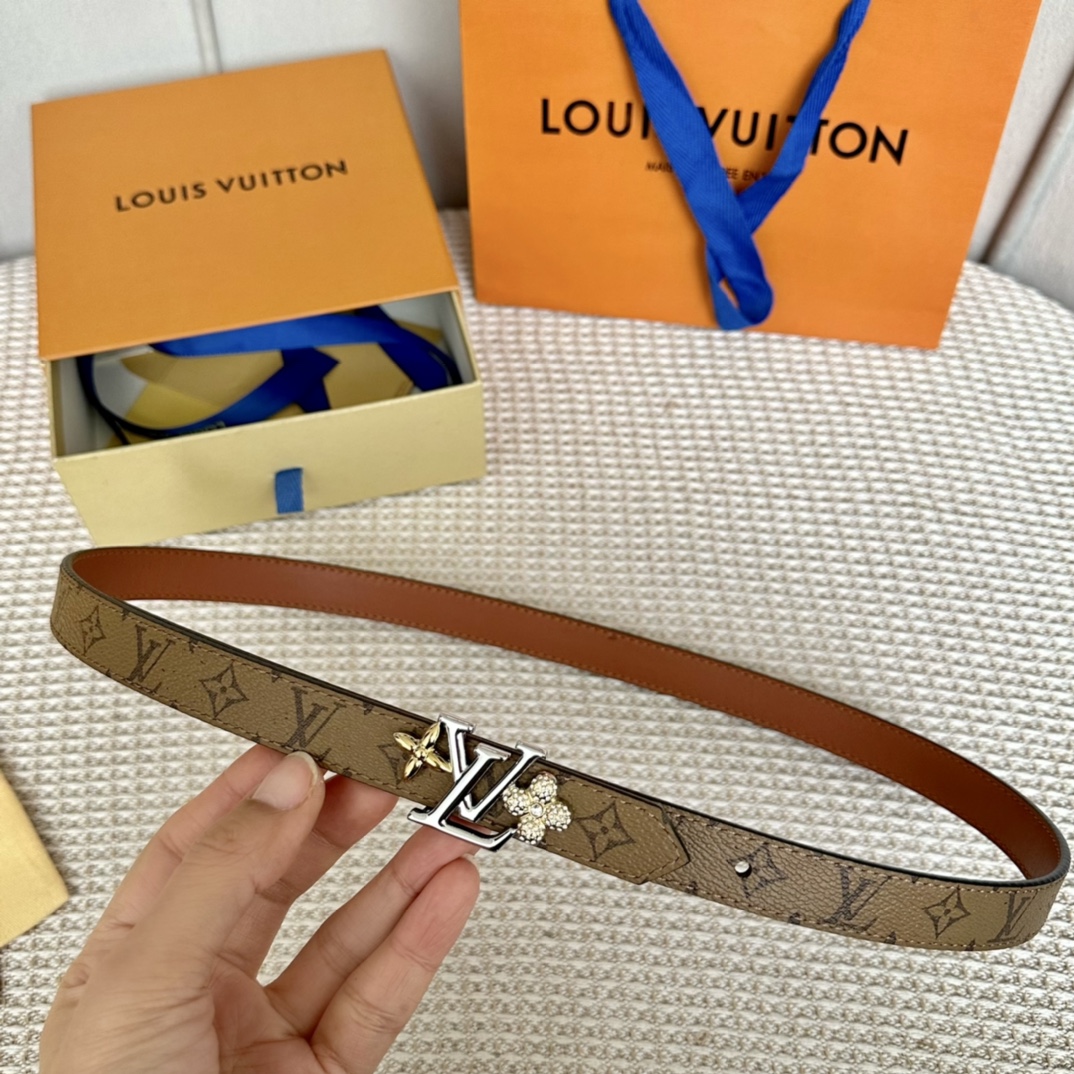 Louis Vuitton Belts Women Calfskin Cowhide