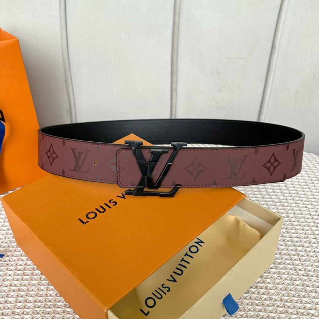 Louis Vuitton Belts Splicing Patent Leather Spring/Summer Collection