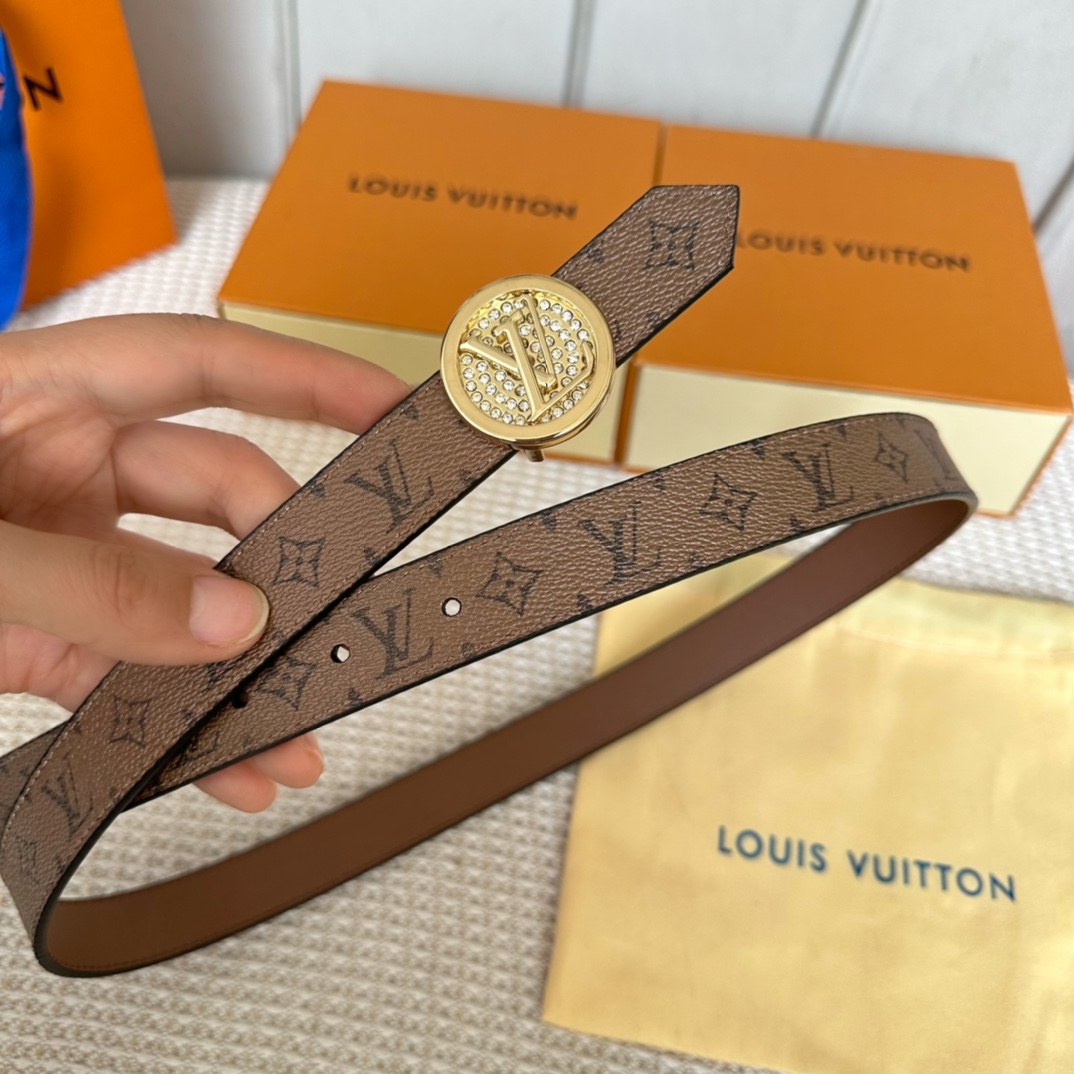 Louis Vuitton Luxury
 Belts High-End Designer
 Women Calfskin Canvas Cowhide