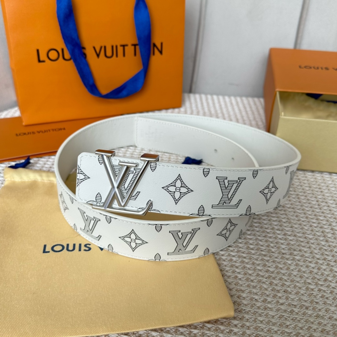 Louis Vuitton Belts Calfskin Cowhide