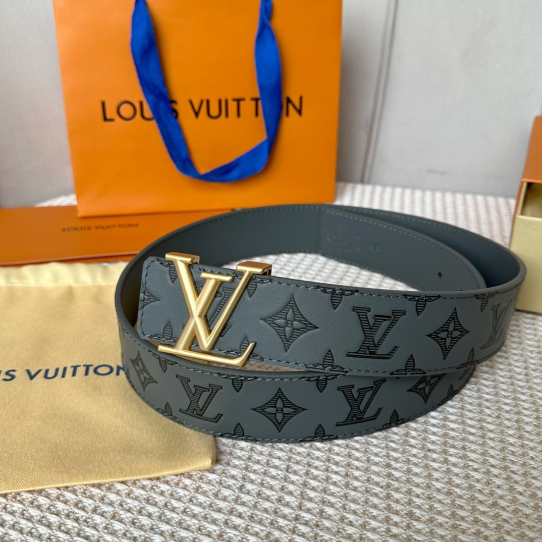 Louis Vuitton Belts Calfskin Cowhide