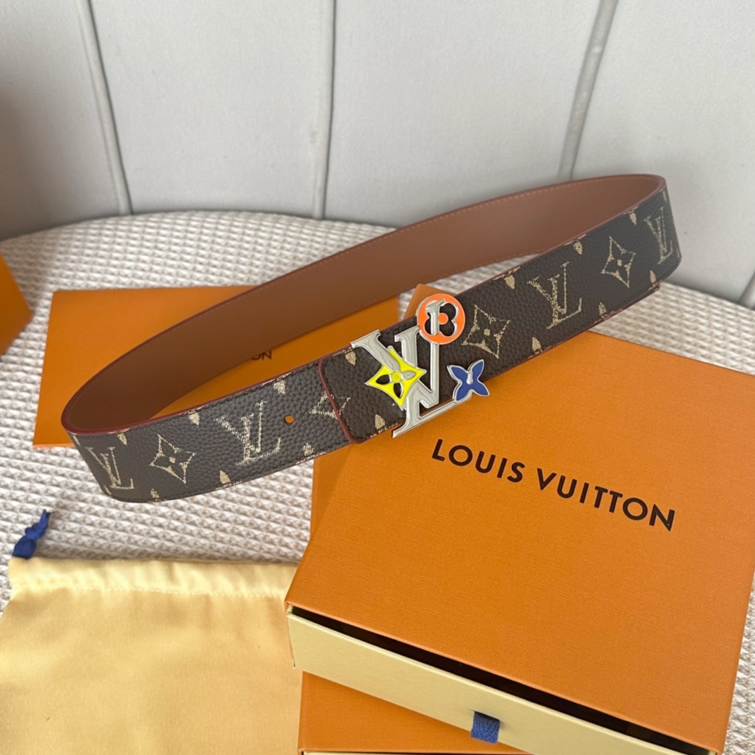 Louis Vuitton Online
 Belts Printing Men Calfskin Cowhide