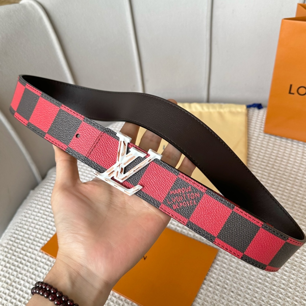 How to Buy Replcia
 Louis Vuitton Belts Brown Men Calfskin Canvas Cowhide