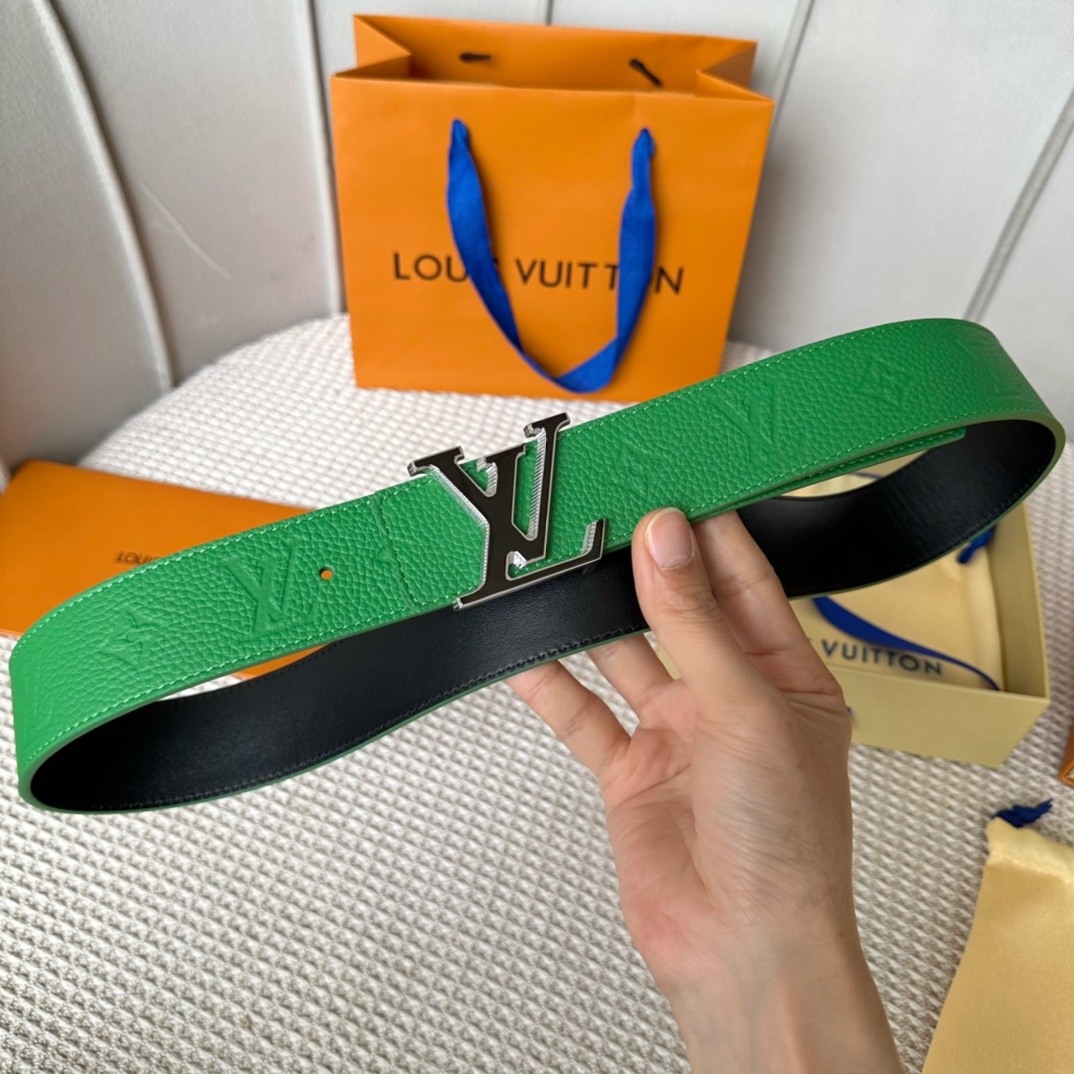 Louis Vuitton Belts Calfskin Cowhide