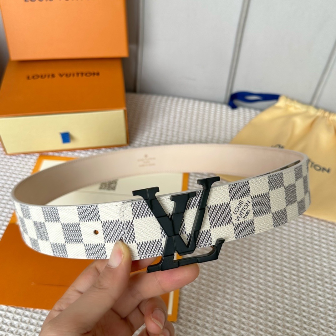 Louis Vuitton Belts Canvas Frosted