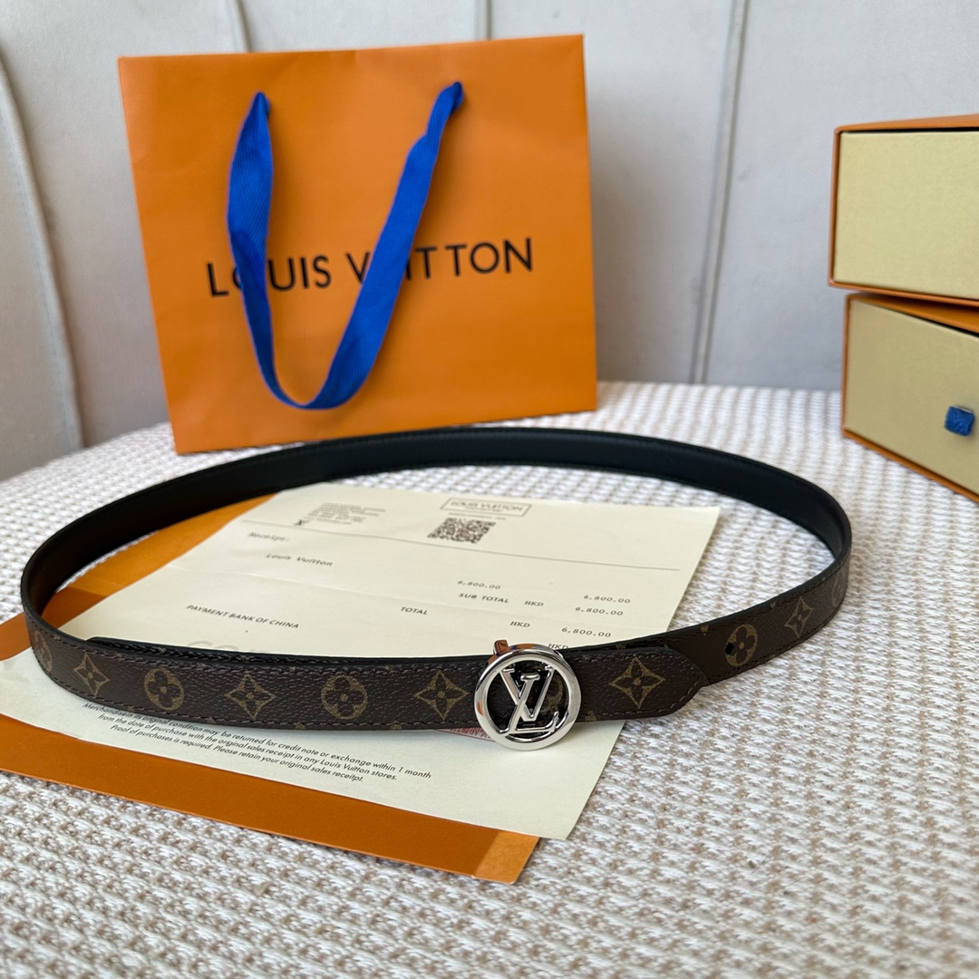 High Quality Replica
 Louis Vuitton Belts Women Calfskin Canvas Cowhide