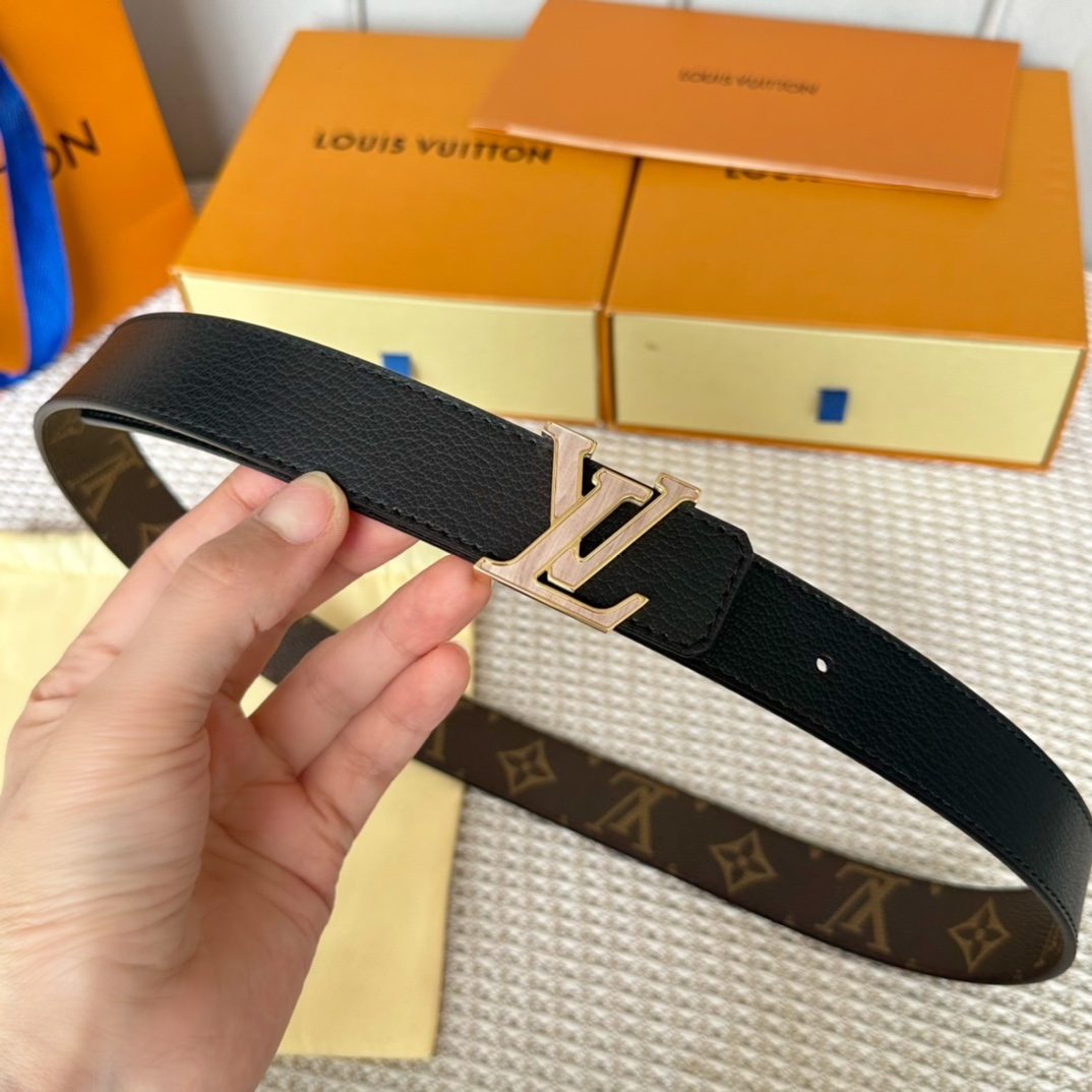 Find replica
 Louis Vuitton Belts Gold Women Canvas Cowhide