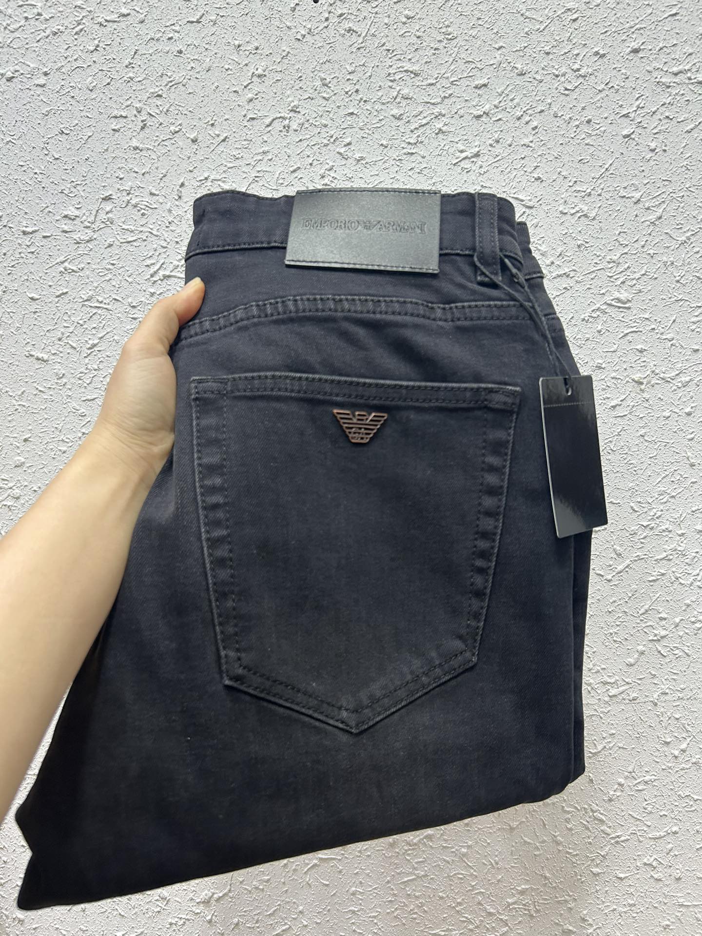 NO:512419,EA 25FW autumn and winter new gray jeans fabric is super soft, elastic, high comfort, classic five-bag style, high quality, small straight, yards, 29-38, no 35 37,, jeans, alexander wang19860909EA 25FW秋冬新款灰色牛仔裤 面料超级柔软,带弹力 舒适度高 经典五袋款 高品质 小直筒 码数29-38 没35 37,,jeans,alexander wang,Men's clothing