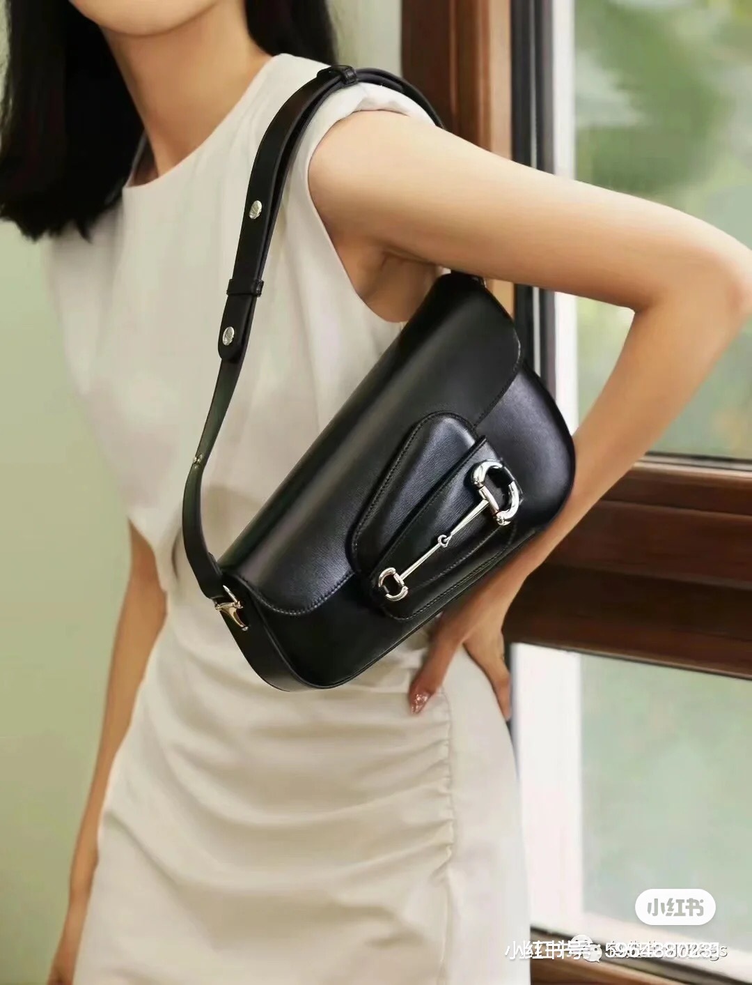 Large size 23 purchasing agent special supply of high-quality products, original cowhide and complete counter packaging. Gucci Horsebit 1955 seri