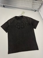 Balenciaga Clothing T-Shirt Black Unisex Cotton Short Sleeve