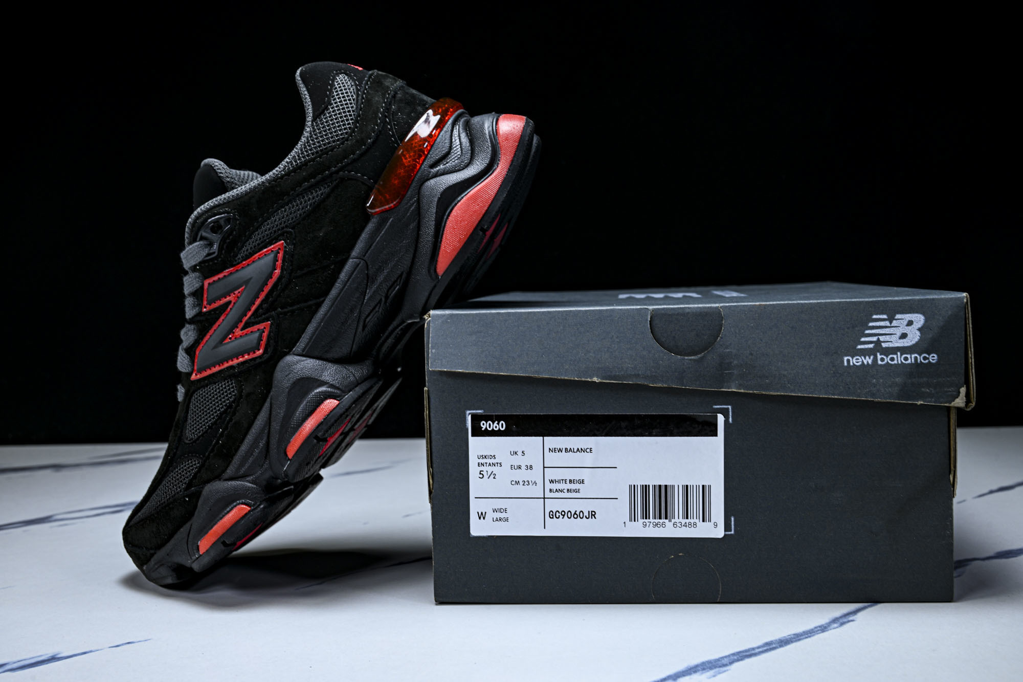 (T1.纯原)New Balance NB9060 联名款 复古休闲运动慢跑鞋 GC9060JR36 3