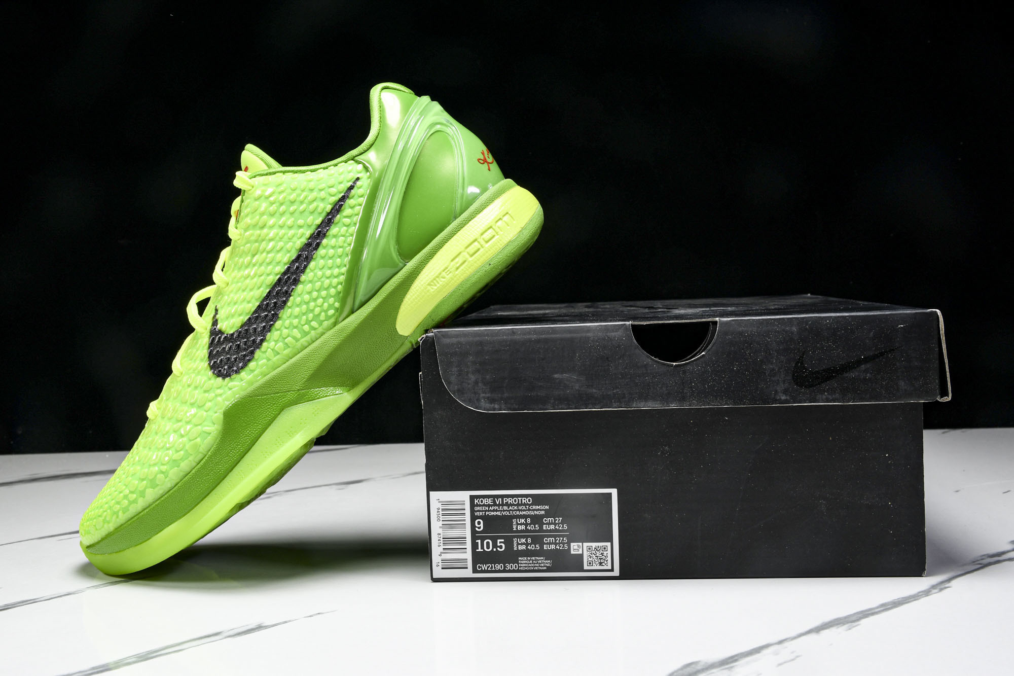 纯原-Zoom Kobe 6 ZK6 科比6 青蜂侠绿蛇圣诞 CW2190-30040 40.5 41 