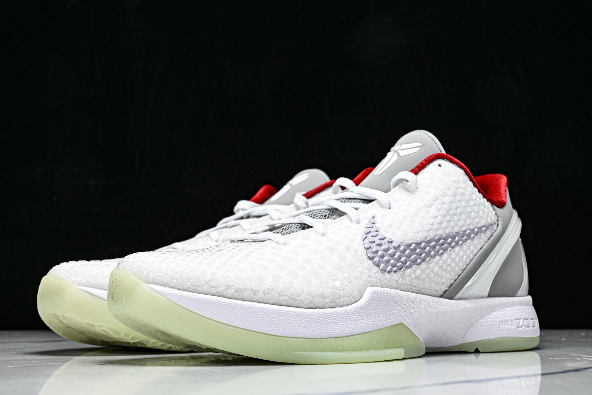 纯原-NK Zoom Kobe 6 Protro Whiteorchidee Nouvel 白红 DJ5