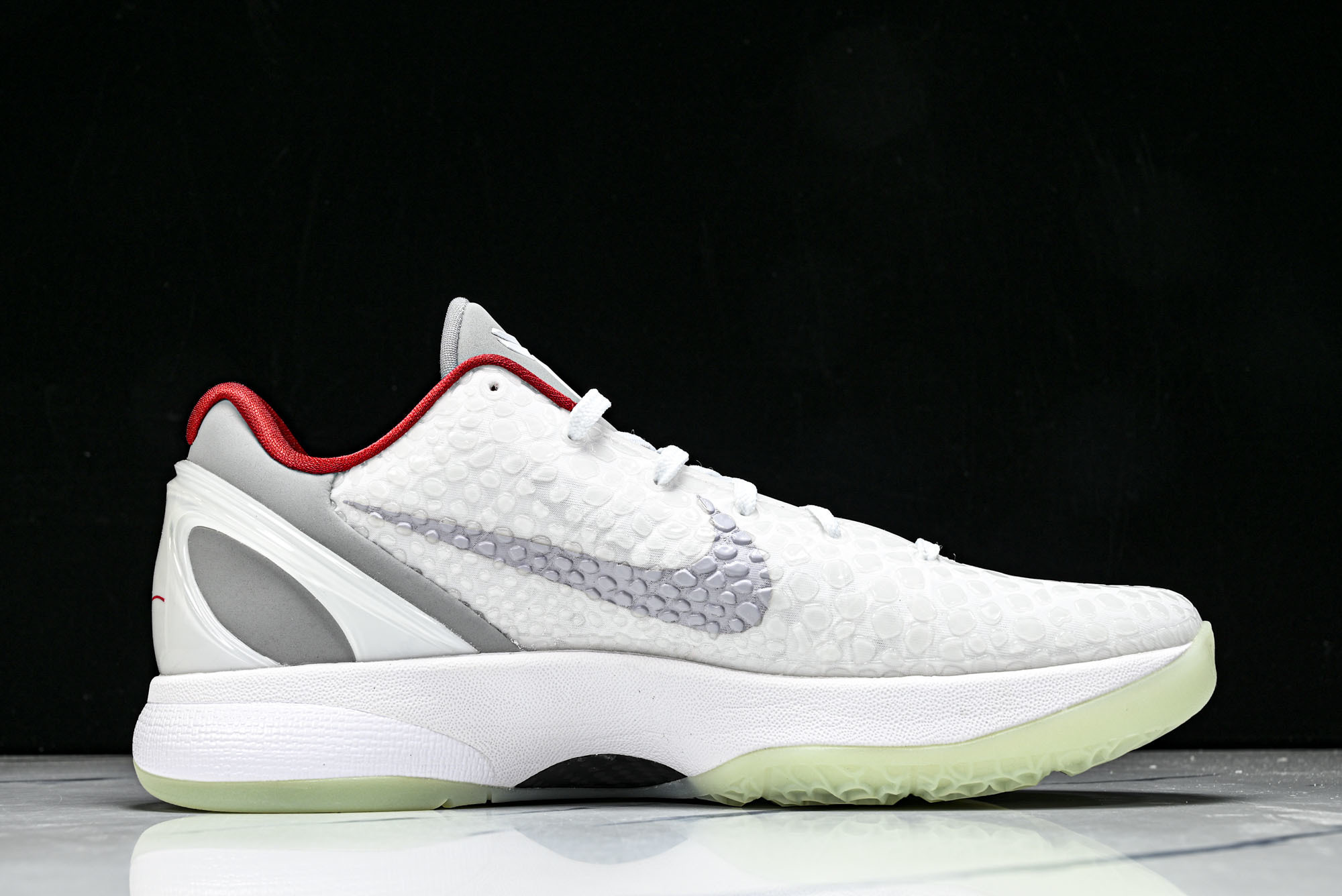 纯原-NK Zoom Kobe 6 Protro Whiteorchidee Nouvel 白红 DJ5