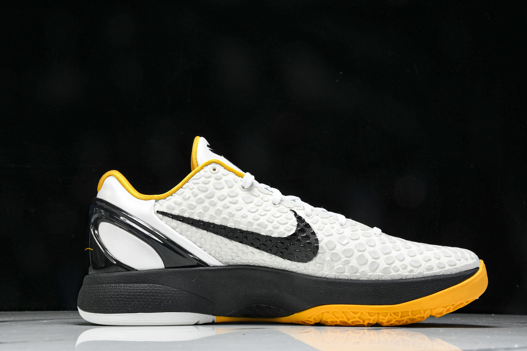 纯原-Nk Kobe 6 Protro“White Del Sol”蛋白黄 季后赛 2021复刻 CW2