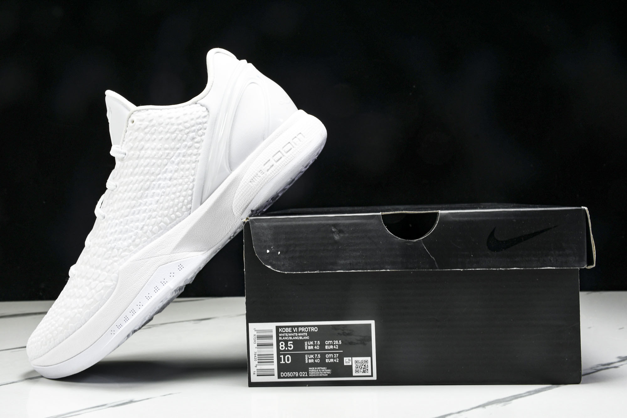 纯原-NK Zoom Kobe 6 Protro White 白色 DO5079-02140 40.5 
