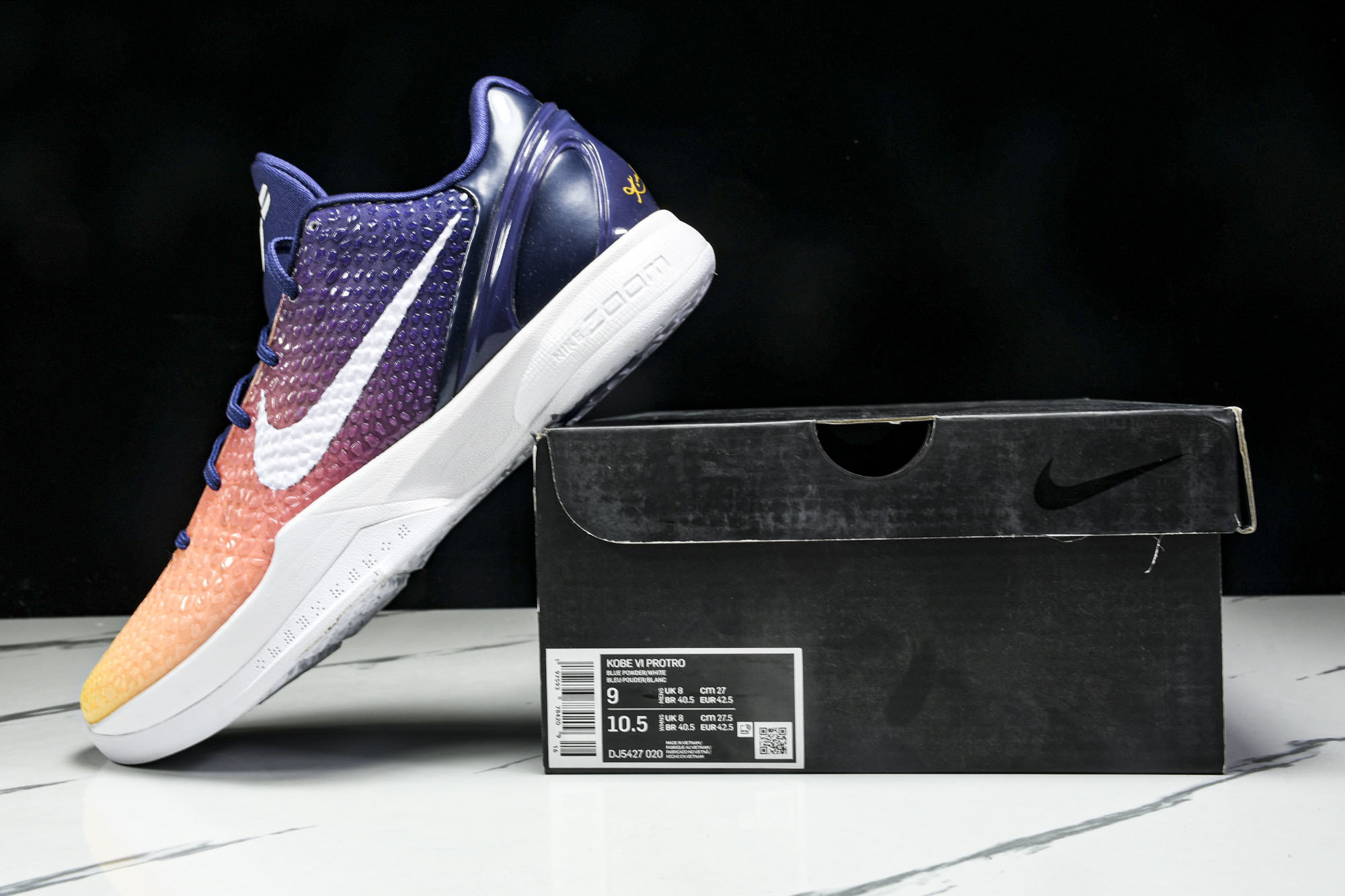 纯原-NK Zoom Kobe 6 Protro 蓝粉 DJ5427-02040 40.5 41 42 