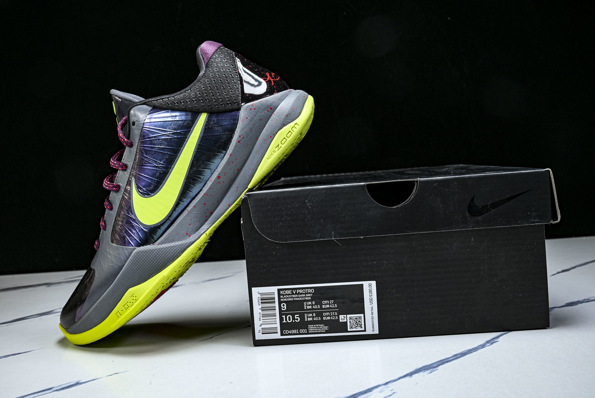 纯原-NK Zoom Kobe 5 紫色 CD4991-00140 40.5 41 42 42.5 43