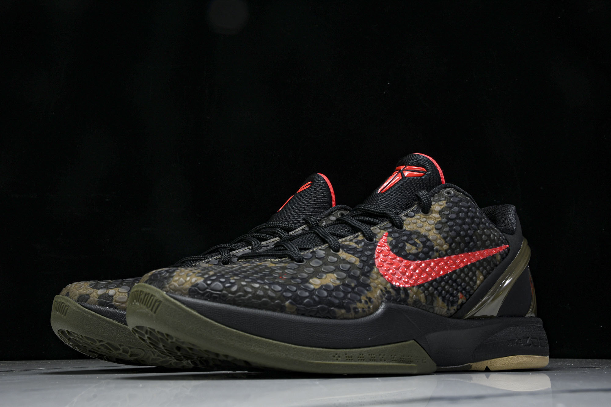 纯原-NK Zoom Kobe 6 Protro Whiteorchidee Nouvel 黑红橘 FQ