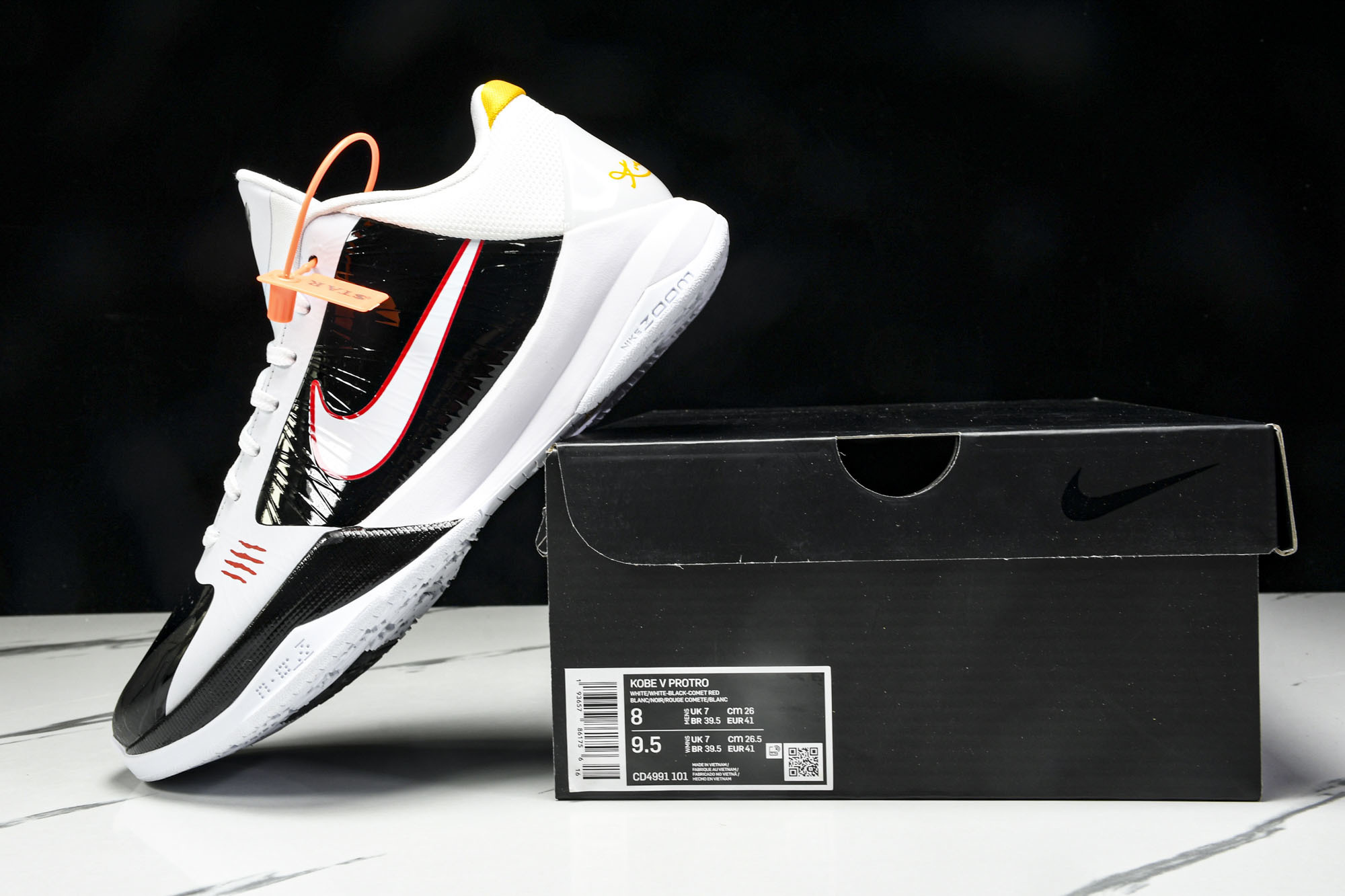 NK Kobe 5 Protro‘Bruce Lee Ait’黑白 李小龙 CD4991-10140 4