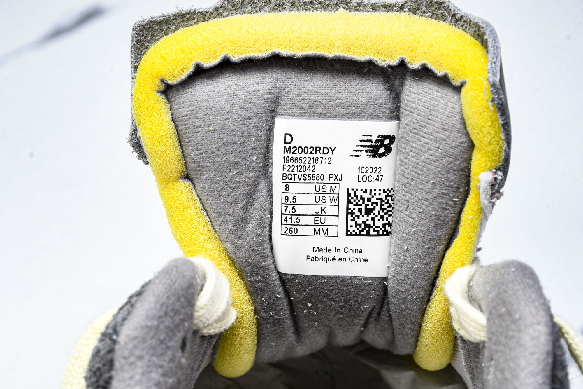 美产 New Balance 2002R ＂Reflned Future＂低帮复古休闲跑步鞋 灰紫 M2